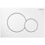 Sigma 01 Dual Flush 1.6 / .8 GPF Actuator Plate (Alpine White)