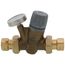 1/2" FNPT ThermoSetter Adjustable Thermal Balancing Valve w/ Check Valve & Temperature Gauge