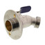 3/4" Sweat Chrome-plated, Oversized Flange Silcock (Lead Free)