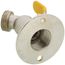 3/4" Threaded Chrome-plated, Oversized Flange Silcock