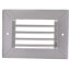 6" x 4" (Wall Opening Size) Steel Return Grille (94A Series)