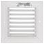 6" x 6" (Wall Opening Size) Steel Return Grille (94A Series)