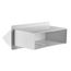 3-1/4" x 10" White Plastic Wall Cap