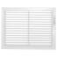 16" x 12" (Wall Opening Size) Return Air Grille, 35° Fixed Blade, Steel (94A Series)