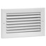 22" x 22" (Wall Opening Size) Return Air Grille, 35° Fixed Blade, Steel (94A Series)