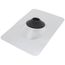 1.25" to 1.5" No-Caulk Roof Flashing (Galvanized Steel)
