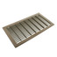 8" x 16" (Wall Opening Size) Golden Sand Floor Return Air Grille (265 Series)