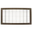 8" x 16" (Wall Opening Size) Golden Sand Floor Return Air Grille (265 Series)