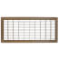 8" x 20" (Wall Opening Size) Golden Sand Floor Return Air Grille (265 Series)