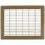 9" x 12" (Wall Opening Size) Golden Sand Floor Return Air Grille (265 Series)