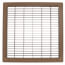 12" x 12" (Wall Opening Size) Golden Sand Floor Return Air Grille (265 Series)