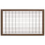 14" x 24" (Wall Opening Size) Golden Sand Floor Return Air Grille (265 Series)