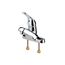 Silver Series 4" Center Single Lever Handles Faucet, 12-510L