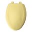 Elongated Plastic Toilet Seat, STA-TITE, Easy-Clean, Whisper-Close (Yellow)