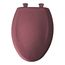 Elongated Plastic Toilet Seat, STA-TITE, Easy-Clean, Whisper-Close (Rasberry)