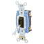 Single-Pole Industrial Locking Toggle Switch, 15A - Brown (120/277V)