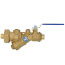 1/2" Sweat FlowCal Y-Strainer w/ Integral Ball Valve