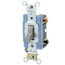 3-Way Industrial Grade Toggle Switch, 15A  - Gray (120/277V) 
