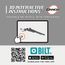 Toilet Tank Lever Replacement Handle (Matte Black)