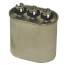 25/5 MFD Dual Section Oval Run Capacitor (370V)