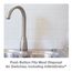 Sink Top Mount Air Switch Button for Garbage Disposals (Stainless Steel)