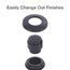 Sink Top Mount Air Switch Button for Garbage Disposals (Matte Black)
