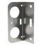 1/2", 3/4", 1" Galvanized Steel Dual Pipe Bracket (5" x 2-1/4" x 1-3/4")