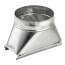 5" Aluminum Transition (3-1/4" x 10" Round)