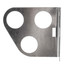 1/2", 3/4", 1" Galvanized Steel Triple Pipe Bracket (4-1/2" x 4" x1-1/2")