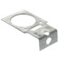 1/2", 3/4", 1" Galvanized Steel Pipe Bracket (3" x 1-3/4" x 3/4")