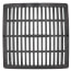 12" Square Catch Basin Grate (Black)