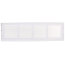20" x 4" (Wall Opening Size) White Return Air Grille (650 Series)