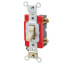 Single-Pole Industrial Grade Toggle Switch, 20A - Ivory (120/277V)