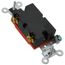 20A, 120/277V Toggle Single-pole AC Quiet Switch, Extra Heavy Duty Spec Grade, Self Grounding, Back & Side Wired (Red)