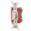 Single-Pole Industrial Grade Toggle Switch, 20A - Light Almond (120/277V)