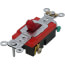 Single-Pole, LIT WHEN ON Pilot Light Toggle Switch, 20A - Red (120V)