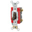 Double-Pole Self Grounding Toggle Switch, Industrial Grade, Back & Side Wired - Brown (120/277V)