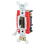 3-Way Industrial Grade, Self Grounding Locking Toggle Switch, 20A - Brown (120/277V)