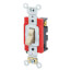 4-Way Self Grounding Toggle Switch, Industrial Grade, 20A - Ivory (120/277V)