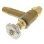 1/2" ODF Inlet x 1/4" MPT Outlet Fusible Burner Angle Valve (2" Long)