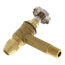 3/8" ODF Inlet x 1/4" MPT Outlet Fusible Burner Angle Valve (2" Long)