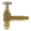 3/8" ODF Inlet x 1/4" MPT Outlet Fusible Burner Angle Valve (2" Long)