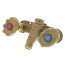 Model 122 1/2" FPT x 3/4" MPT Inlet Horizontal Hot & Cold Anti-Siphon Wall Faucet