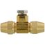 1/2" ODF Inline Check Valve w/ Flare Nuts