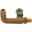 1/2" MPT Inlet x 3/8" MPT Nipple Outlet 90-Degree Side Fusible Tank Valve