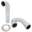 1-1/2" Chrome Plated Brass P-Trap, 17 GA L/CO