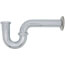 1-1/2" Chrome Plated Brass P-Trap, 17 GA L/CO