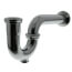 1-1/2" Chrome Plated Brass P-Trap, 17 GA W/CO