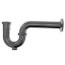 1-1/2" Chrome Plated Brass P-Trap, 17 GA W/CO