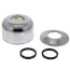 1-1/4" Chrome Plated Brass P-Trap w/Box Escutcheon, 17 GA w/CO